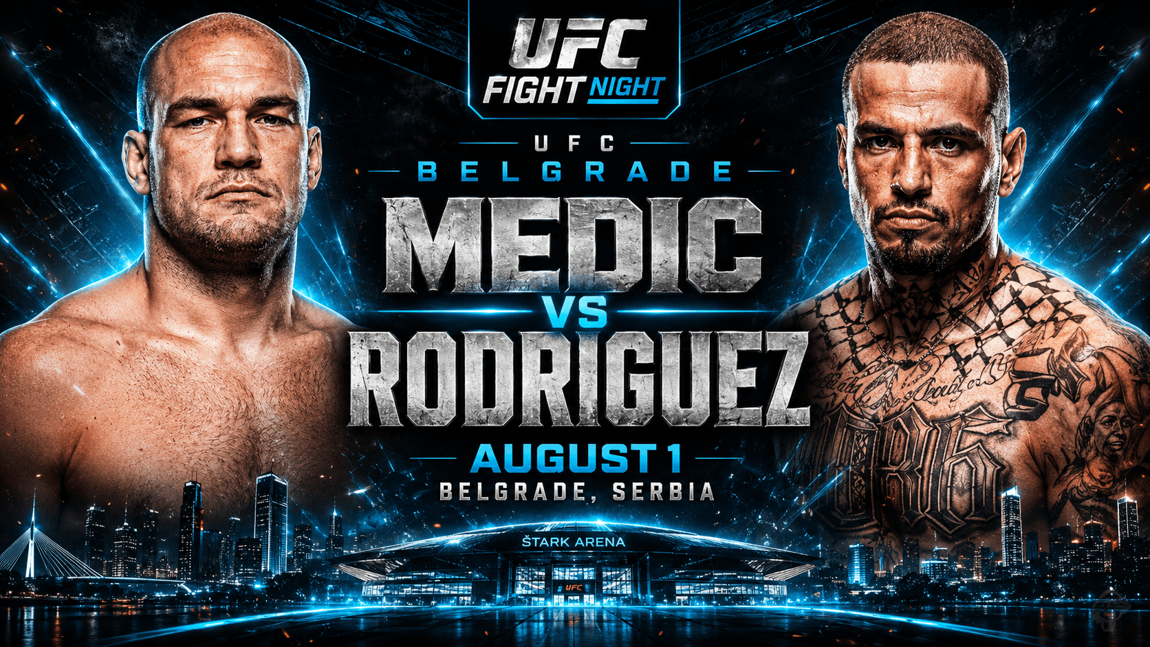 UFC Fight Night: Medić vs Rodriguez poster